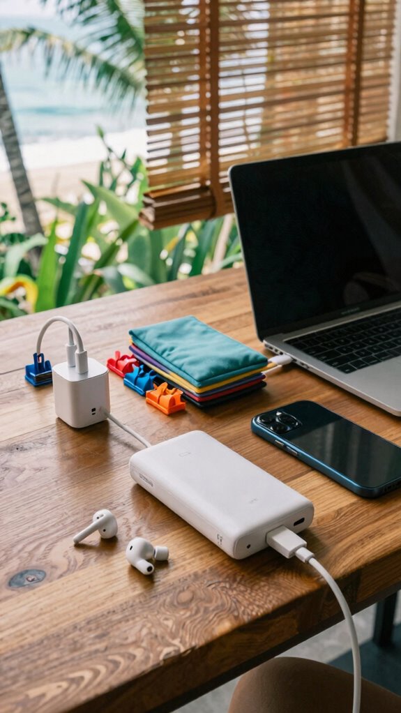 organize tech for portability