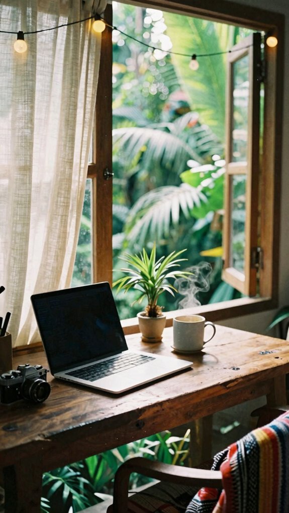 organized purposeful remote workspace