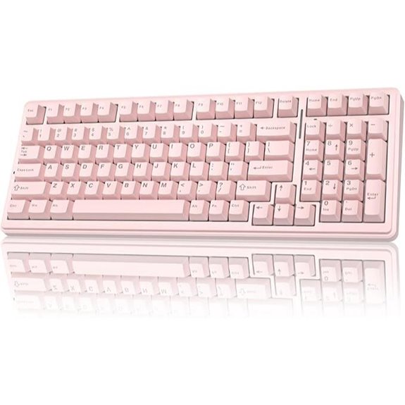 AULA F99 Wireless Mechanical RGB Keyboard (Pink)