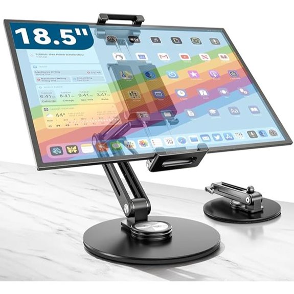 Heavy Duty Portable Monitor Stand with 360° Rotation