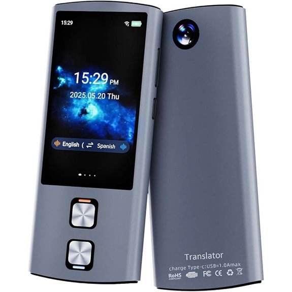 Language Translator Device 159 Languages AI Portable