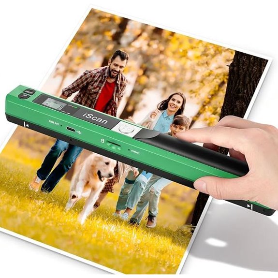 Portable Handheld Document Scanner with SD Card