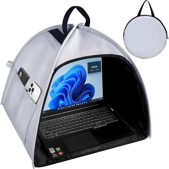 HoYiXi Foldable Laptop Sun Shade & Privacy Shield