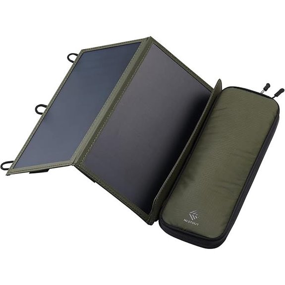 ELECOM NESTOUT Portable Solar Panel with Dual USB-A