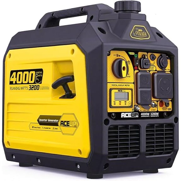 Aceup 4000W Portable Gas Inverter Generator