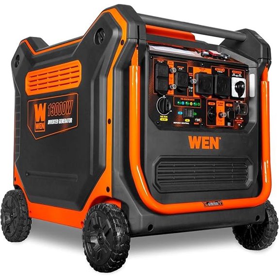 WEN 13,000-Watt Tri-Fuel Inverter Generator with Electric Start