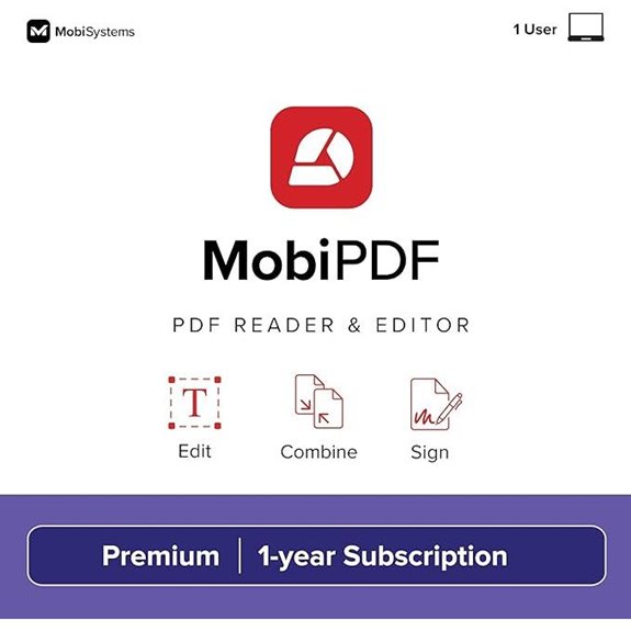 MobiPDF Premium PDF Editor & Signer 1-Year Sub