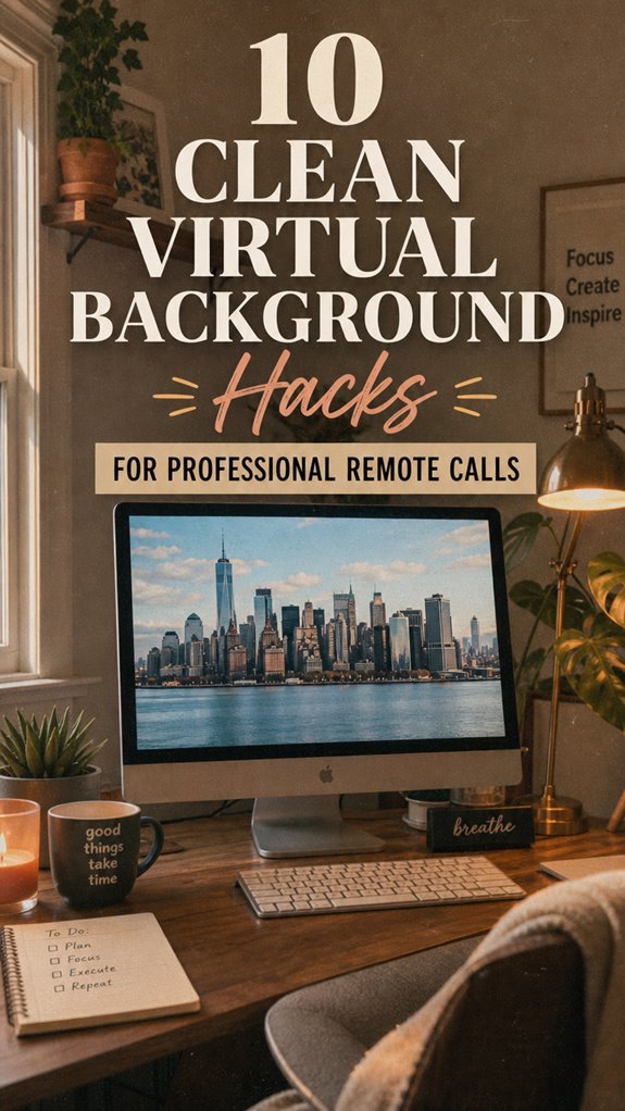professional virtual background tips