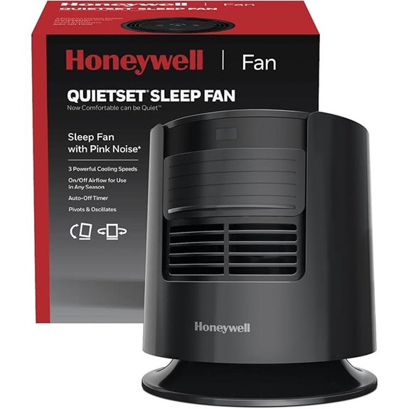 Honeywell QuietSet Sleep Fan with Pink Noise