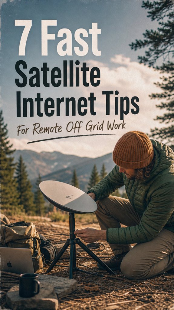 remote satellite internet tips