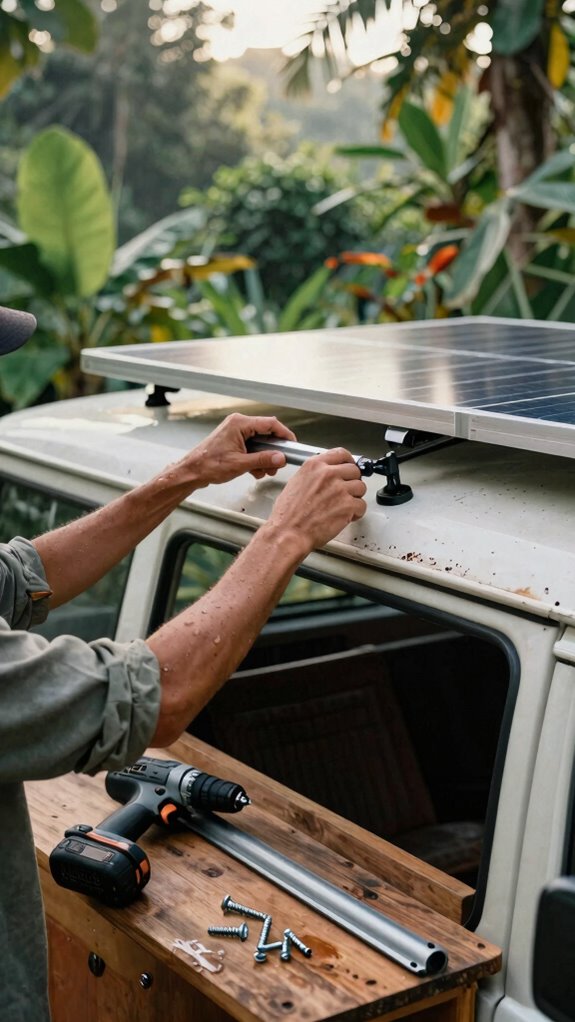 secure balanced solar mounts