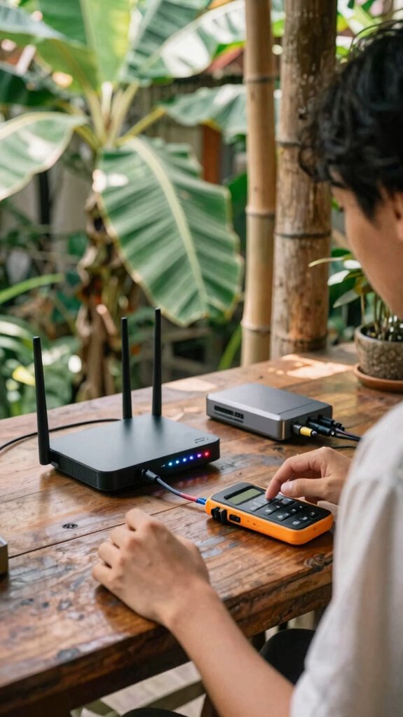 secure optimized network setup