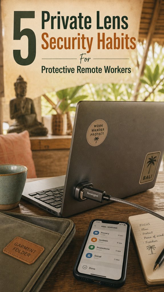 secure remote work habits
