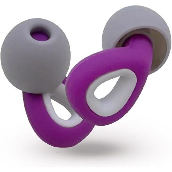 Sleep Ear Plugs 35dB Noise Cancelling Silicone Pair