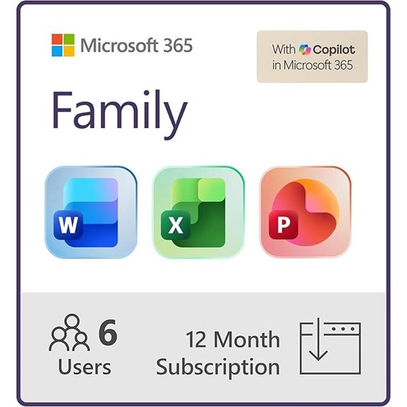 Microsoft 365 Family 12-Month Up to 6 Users