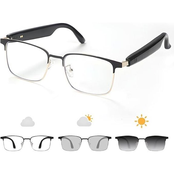 GenXenon Bluetooth Smart Glasses with Photochromic Lenses