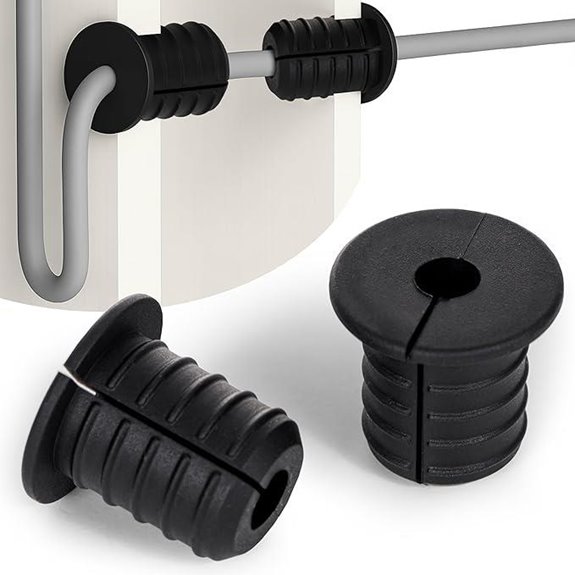 2-Pack Silicone Wall Bushings for Starlink Cables