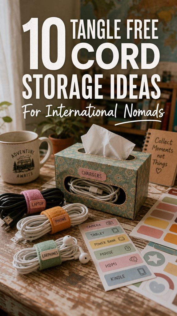 tangle free cord storage tips