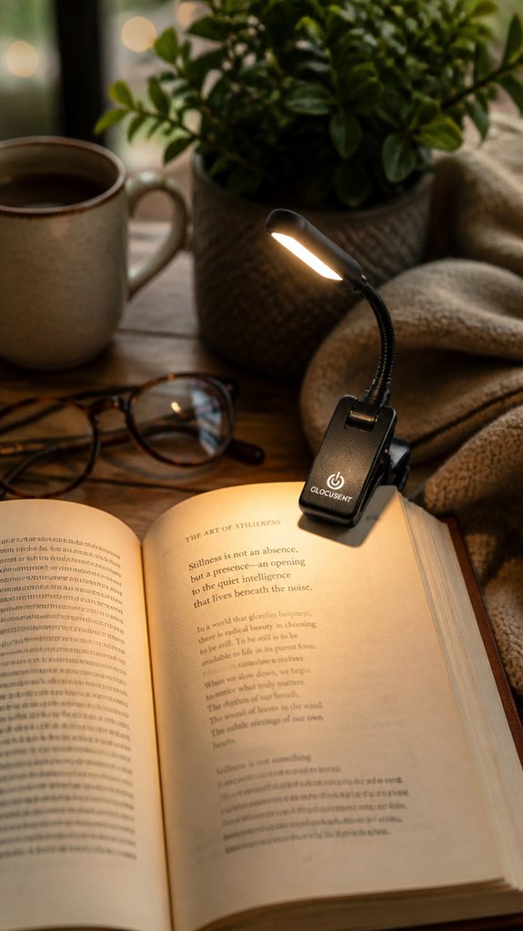 top clip on reading lights