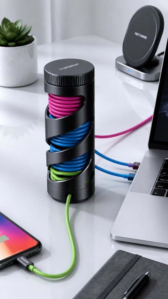 top desktop cable organizers