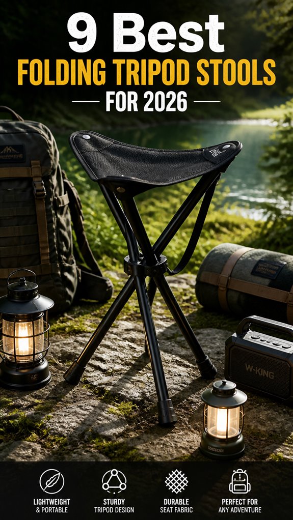 top folding tripod stools