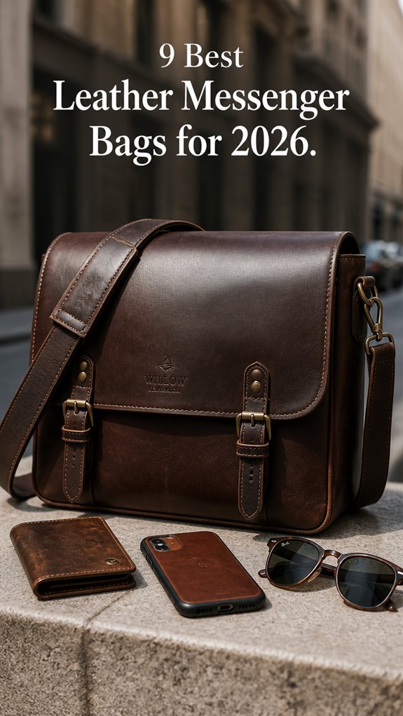 top leather messenger bags