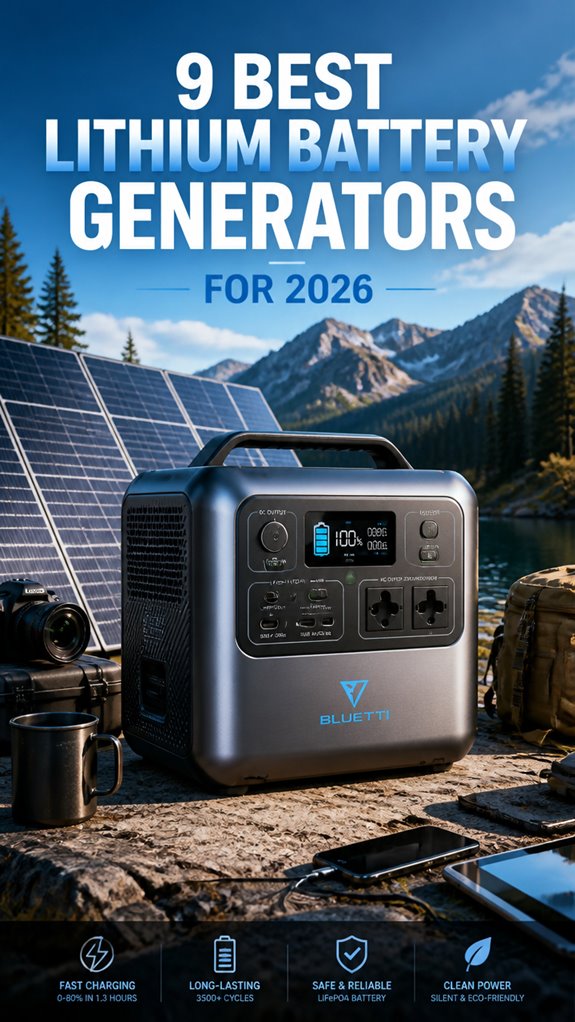 top lithium battery generators
