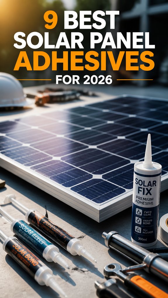 top solar panel adhesives