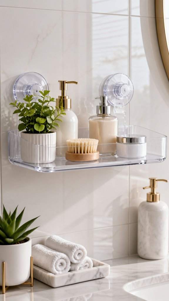 top suction cup shelves