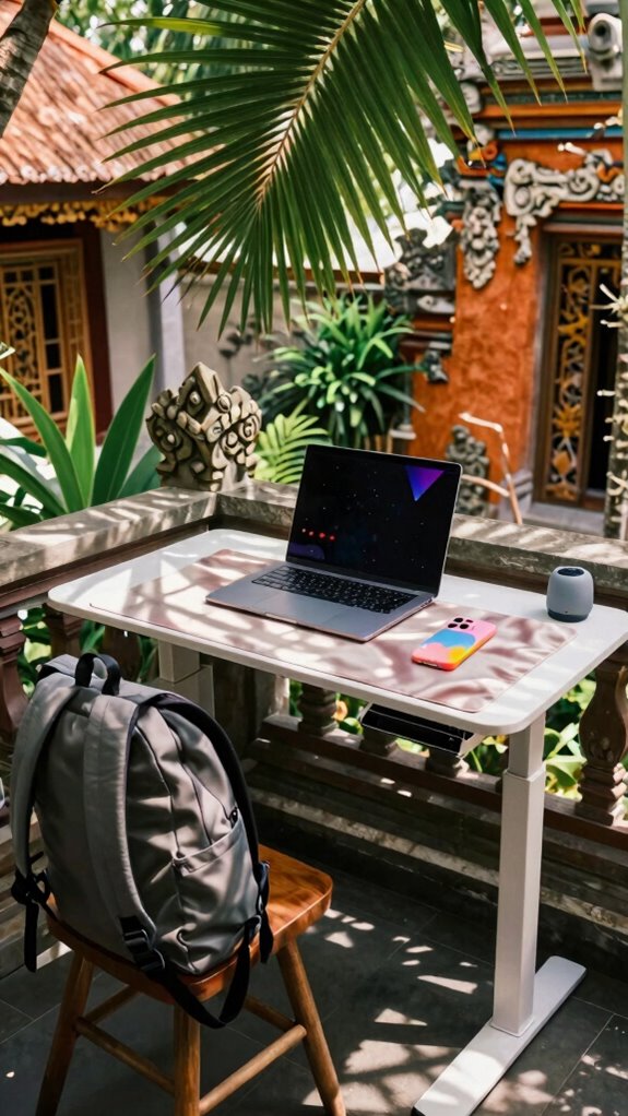 travel friendly ergonomic desks