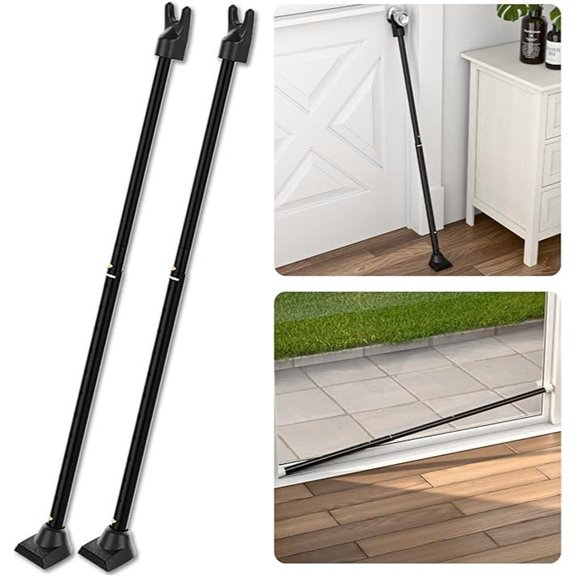 Securityman 3-in-1 Door Security Bar (2 Pack)