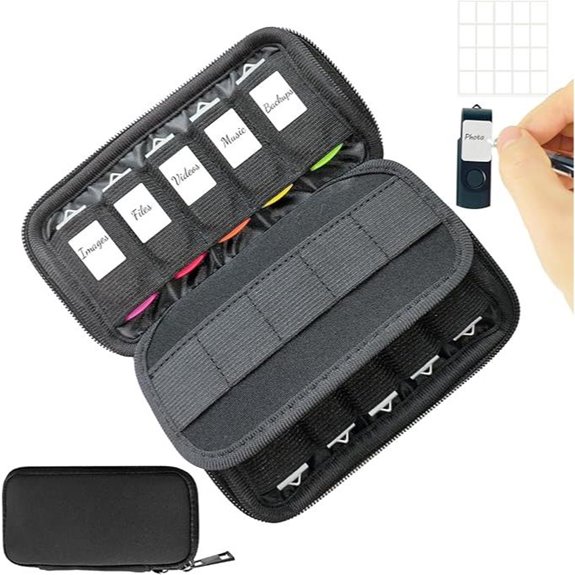 JBOS USB & SD Card Storage Organizer Case