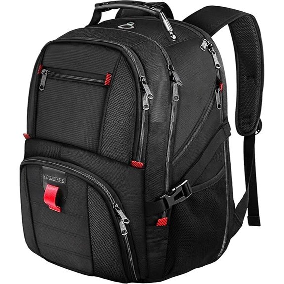 YOREPEK Large Water-Resistant Laptop Backpack for Men