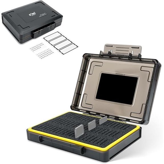 Kiwifotos 60-Slot Water-Resist SD Card Organizer