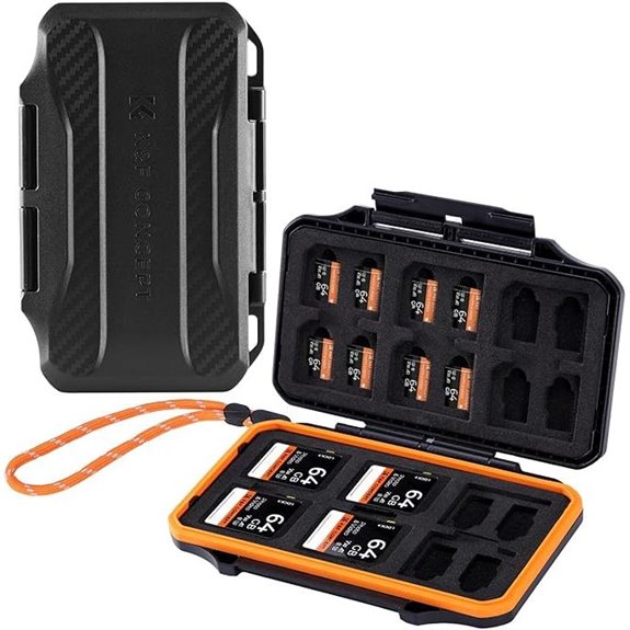 K&F Concept Water-Resistant SD & Micro SD Card Case