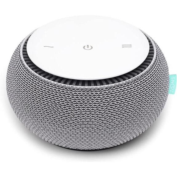 SNOOZ White Noise Machine with Fan Portable Sleep Aid